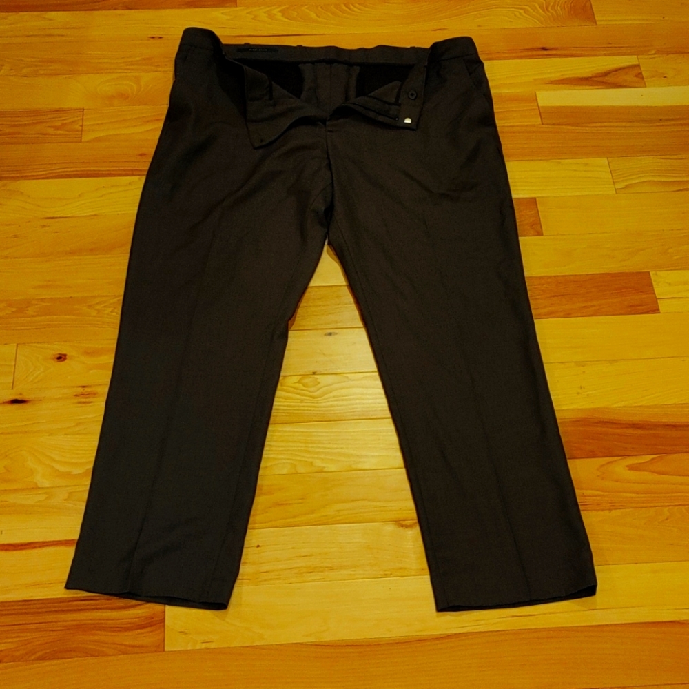 Perry Ellis Dress Pants, 40X32, Charcoal